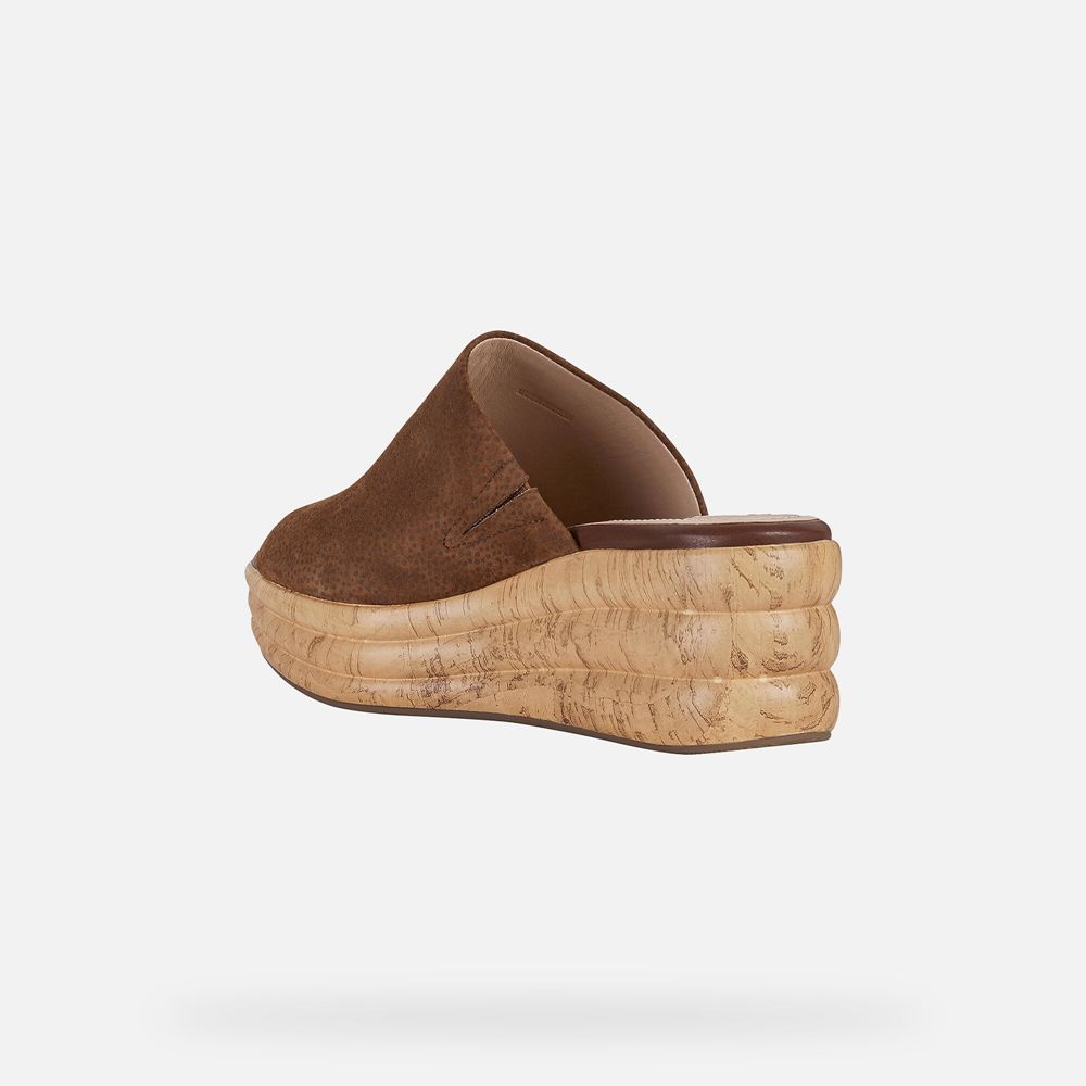 Geox Bayan Sandalet Kahverengi - Primula - VDS-850462